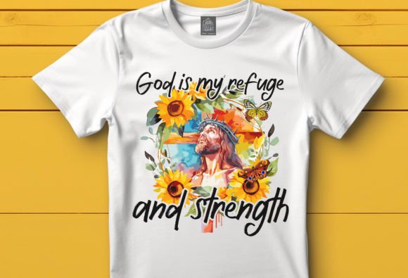 God is My Refugee Strength Graphics & T-Shirt Designs