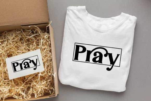 Pray Jesus SVG: Graphics for T-Shirt Designs