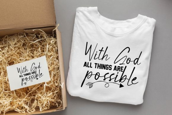 With God All Things Are Possible Jesus S Graphics