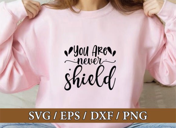 You Are My Shield: Christian Graphics & T-Shirt Designs